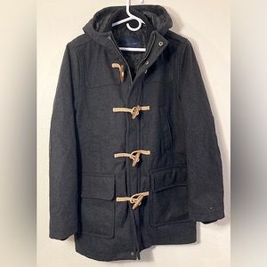 Tommy Hilfiger Men's Wool Duffle Coat Size Small